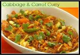 Cabbage Carrot Curry North Indian Style Recipe Recipe Indian Vegetarian Dishes Carrot Curry Indian Food Recipes