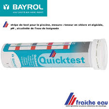 Bandelette Papier Pour Tester L Eau Piscine Facile Rapide Analyse De La Teneur En Chlore Ph Alcalinite Dosage D Algicide