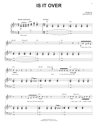 I assume by guitar playing you mean you are playing chords, since playing single notes on a guitar is a melody in its own right. Jon Batiste Is It Over Sheet Music Download Pdf Score 418831