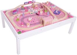 Train set table brio train set wooden train montessori toys train tracks classic toys storage bins gifts for kids playroom. Amazon Com Bigjigs Rail Magical Train Set And Table Toys Games