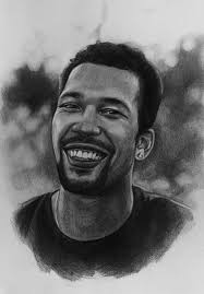 Custom Male Portrait From Photo, Hand Drawn Graphite Pencil Drawing, Gift  for Him, Dad, Husband, Brother, Realistic Black and White Art