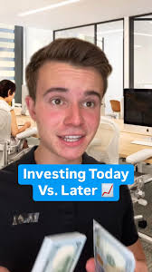 Investing Now Vs. Later 💸, Have you started investing yet? 🤔, A Roth IRA  is a great place to start investing so that you don’t have to pay taxes