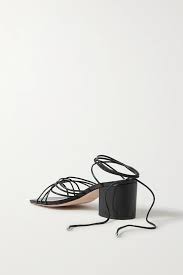 Black Woven Leather Sandals Porte Paire Woven Leather Sandals Leather Sandals Leather