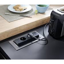 Bloc Prise Rectangulaire Push Rotatif 2 Prises Usb Prise Plan De Travail Usb Plan De Travail Cuisine