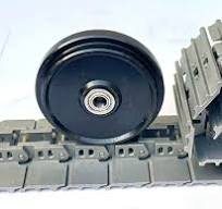 1/10 Rc Excavator Model DIY Crawler Plate 7CM Guide Wheel ...
