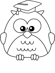 Graduate Owl Coloring Page Download Print Online Coloring Pages For Free Color Nimbus Owl Coloring Pages Kindergarten Coloring Pages Coloring Pages