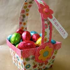 I am so excited to be here today as a craft contributor. Mini Square Basket Template Papercraft Paper Crafts Mini Easter Basket Square Baskets