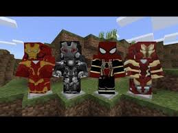 I had a weird notion and decided to include the classic mark 42 suit in the game. Minecraft Pocket Edition Iron Man Hd Addon By Green Emerald Mcpe