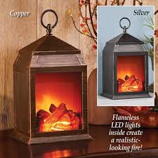 This fireplace led lantern from north point adds style and sophistication to every surrounding. Decorative Tabletop Fireplace Led Lantern 22 95 Usd Tabletop Fireplaces Decorative Tabletop Led Lantern