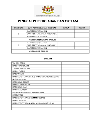 Kebawah duli yang maha mulia seri paduka baginda raja permaisuri agong telah diputerikan pada hari jumaat, 5 ogos 1960 di istana bukit stulang, johor bahru, johor. Cuti Am