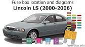 Subwoofer amplifier, central junction box, power point, horn relay, fuel pump relay, heated seat module, driver side front, heated seat module, passenger side front, air suspension module, heated seat module. Fuse Box Location And Diagrams Lincoln Town Car 2003 2011 Youtube