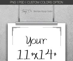 11x17 Poster On Wall Photoshop Print Mockup Vertical Horizontal Png Matted Print Smart Object Mock Up Scene Creator Pm 1117 W Hanging Posters Poster Mockup Print Mockup
