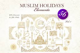 1 Elements For Muslim Holidays In 2020 Muslim Holidays Ramadan Greetings Eid Mubarak Card