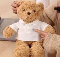OEM ODM Custom logo Small Size Brown Teddy Bears Doll Clothes in Bulk  Manufacturers Gift Polo Tshirt Stuffed Plush Toys
