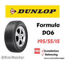 Dunlop formula d ad 1970. 195 55 15 Dunlop Formula D06 Tyre With Installation Shopee Malaysia