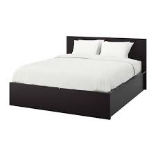 malm storage bed black brown full double ikea malm bett bettwasche schwarz bett lagerung