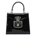 Lady lock patent leather mini bag Gucci Black in Patent leather ...