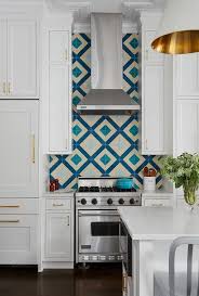 Peacock Blue And Aqua Diamond Pattern Tiles Country Kitchen Designs Kitchen Backsplash Designs Kitchen Inspiration Design