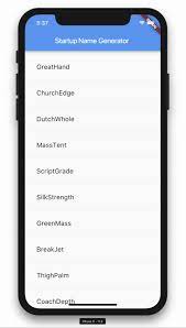 It represents an app's 'intent to do something'. Write Your First Flutter App Part 1