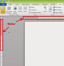 Cara Menampilkan Dan Menyembunyikan Ruler Penggaris Pada Ms Word