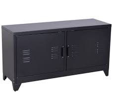 Tv and media storage unit uk. H4home Industrial Style Tv Stand Unit Vintage Metal Media Cabinet Storage Black H4home Furnitures