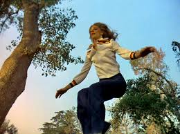 Jaime Sommers The Bionic Woman Taking A Leap W Her Bionic Legs So Cool Bionic Woman Bionic Girl Superhero