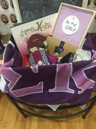 Greek Basket Sigma Kappa Big Little Basket Box Greek Life Sorority Flag Candy Canvas Big Little Basket Sigma Kappa Canvas Sorority Little