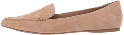 Velvety genuine suede loafers have a pointed toe. Steve Madden Feather Loafer Flat Mustard Suede Women S Dress Flat Shoes In Camel Suede Natural Lyst