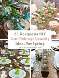 Adding white to our usual craft paints gave us a pretty selection of pastel easter colours. 25 Gorgeous Diy Easter Tablescape Decorating Ideas For Spring
