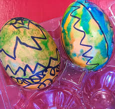 Let your kids to do whatever they want. Coloring Easter Eggs With Kids A New Twist Firstieland