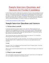 Is it a more senior role? Sample Interview Questions And Answers For Fresher Candidates By Adsmartlife Issuu