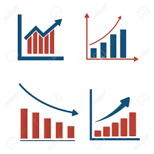 Flat Graph And Chart Vector Set