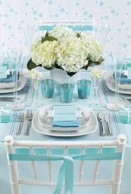 Tiffany Blue Wedding Reception Table Setting Images By Craig Wall For Cosmo Brides Styling Tiffany Blue Wedding Theme Blue Themed Wedding Blue Table Settings
