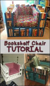 how to build a biblio chair a diy project for the bookworms do you know someone who would love this furniture id bookcase diy bookshelves diy bookshelf chair