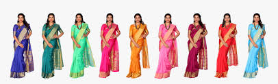 navarathri 9 silk cotton saree collections title navratri nine colours sarees hd png download transparent png image pngitem silk cotton saree collections