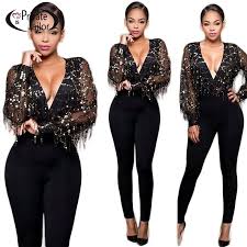 Black And Gold Sequin Romper Pin On Clothes