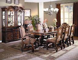 Rather than cluttering your dining area with multiple side tables and other storage pieces, you can use one dining room hutch or cabinet as dining room storage to by giving your plates. Neo Renacimiento Formal Juego De Comedor Mesa 6 Lado 2 Sillones Y Gabinete De China Ebay