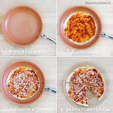 Egg White Pizza 2b Mindset White Pizza Recipes Food Recipes