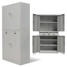 Home Office Filing Cabinet Metal Locking Cupboard 4 Doors 2 Drawers Furniture Homeoffice Metal Storage Cabinets Steel Storage Cabinets Office Storage Cabinets Read customer reviews and common questions and answers for red barrel studio® part #: metal storage cabinets
