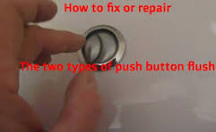 Fix a #Push Button Toilet# not Flushing or leaking water into the pan.