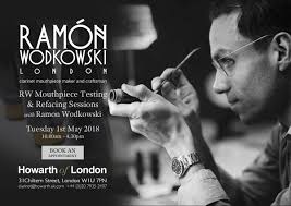 Ramón Wodkowski Mouthpiece Testing & Refacing Sessions Howarth of London