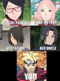 Haha Not Today Boruto Uchihas Are Badasses Poor Him Naruto Shippuden Anime Uzumaki Boruto Anime Naruto