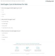 Read on for some hilarious trivia questions that will make your brain and your funny bone work overtime. Bald Eagles Quiz Worksheet For Kids Study Com