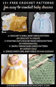 15 Easy To Crochet Baby Dress Patterns Oombawka Design Crochet