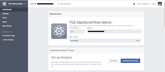 In order to maintain your current api access, your app will need to be submitted for review by august 1, 2018. Yii2 Create An App On Facebook Developer Yii2 Tutorial