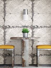 Brewster Vintage Tile Peel And Stick Wallpaper Vintage Tin Tiles Apartment Wall Decor Tin Interior