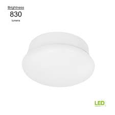 Commercial Electric 7 In Bright White Integrated Led Flushmount Ceiling Light For Sale Online Ebay