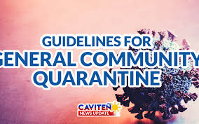 Metro manila, 9 other areas under gcq for march. General Community Quarantine Guidelines Proud Caviteno