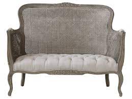 Es sind leichte gebrauchsspuren vorhanden. Alt Franzosisches Sofa Mit Geflecht Von Chic Antique Gunstig Bestellen Skandeko