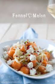 Fenchel Salat Mit Melone Ziegenkase Und Minze Oder Ich Schwebe Im 7 Salat Himmel Salat Mit Melone Fenchel Salat Mit Ziegenkase